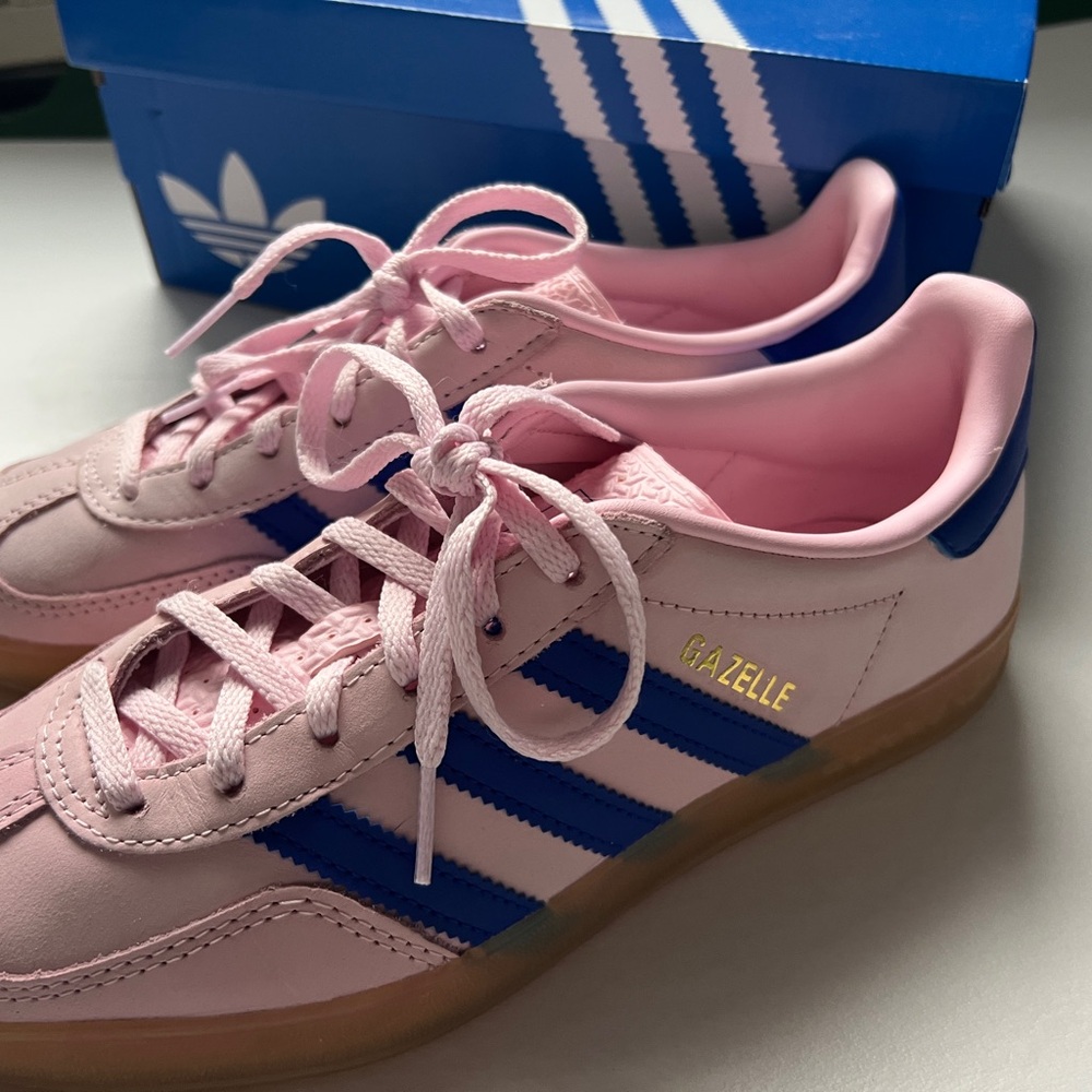 Adidas Pink and Blue Sneakers